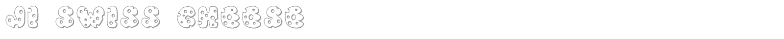 JI Swiss Cheese font preview